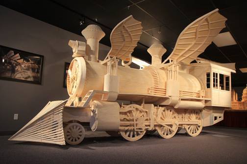 steampunktendencies:  “PLANE LOCO” -   Steampunk flying locomotive model contains