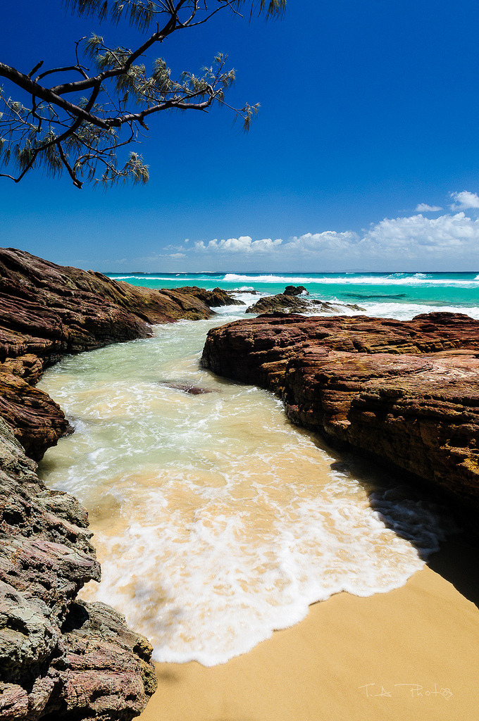 x-enial:  Deadman’s Beach, Pt. Lookout by Tom Anderson 