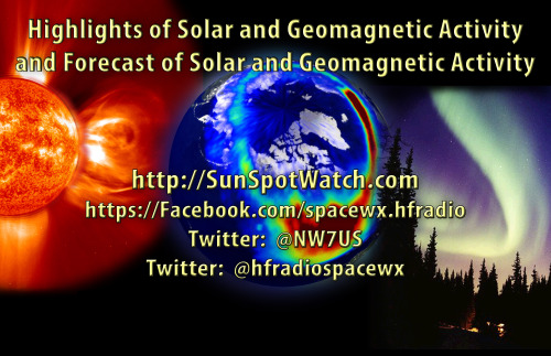 Here is this week’s space weather and geophysical report, issued 2015 Jul 13 0408 UTC.
Highlights of Solar and Geomagnetic Activity 06 - 12 July 2015
Solar activity began at moderate levels. Region 2381 (N14, L=074, class/area Eko/550 on 08 Jul)...