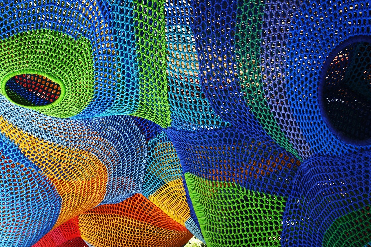 wetheurban: Crochet Playgrounds by Toshiko Horiuchi MacAdam Japanese artist Toshiko