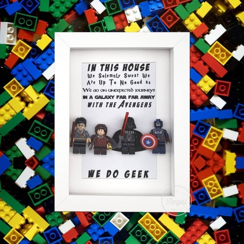 In This House, We Do Geek..https://www.etsy.com/listing/839505251.Minifigure Superhero Gift, Geek De