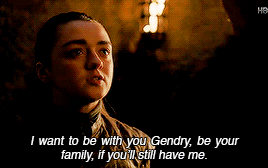 daeneryses:Arya x Gendry week  → Day Four: Just Get NakedIt’s been years since Arya Stark sailed off