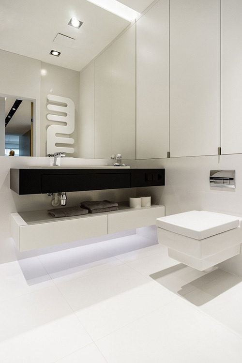 boldempire:  Minimalist Apartment in Gdynia by Design Studio Dragon Art // Bold Empire