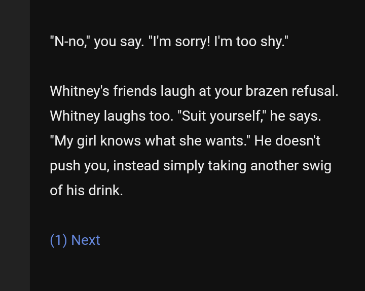 Sorry, Whitney  He Knows