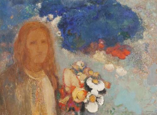 Odilon Redon, Spring, 1906-08 (source).