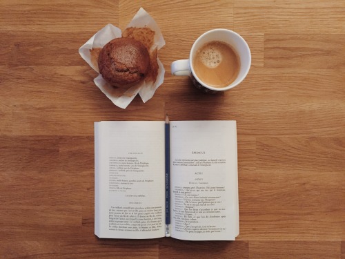 delthenerd:  breakfast & some roman literature.