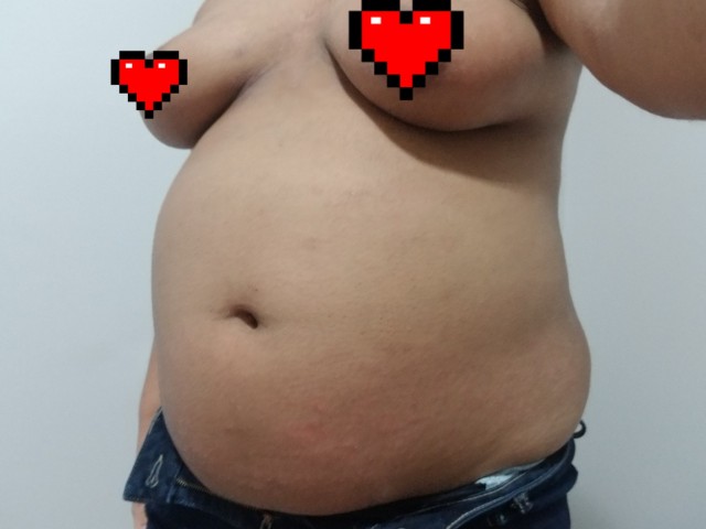 ohbelly:I can’t stop getting fatter. I’m trying to slow it down because all of my clothes are getting tight. my belly is poking out the bottom of most of my shirts, when I’m full and sit down. I can’t fit into any of my jeans and