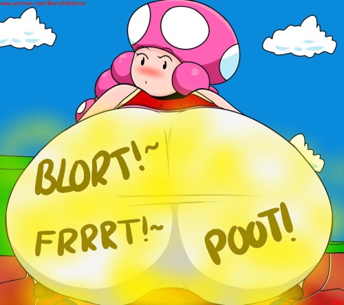 Toadette Farting Big Stinky Poots by bxblazexd