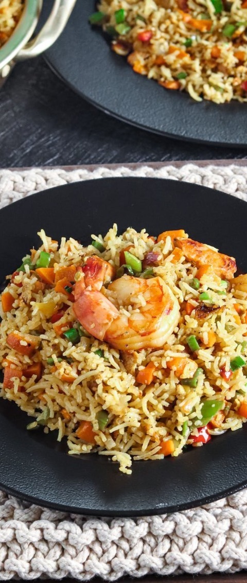 Shrimp And Vegetable Fried Rice Recipe