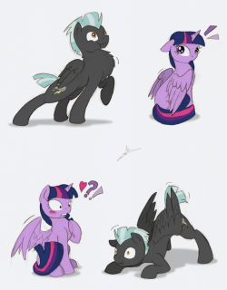 duckponies:  “Pegasus Mating dance” by