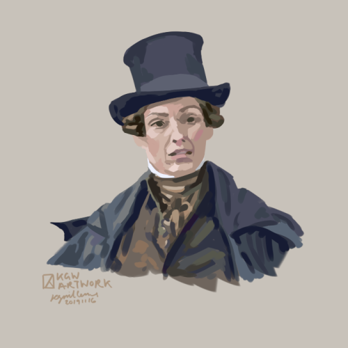 lesbihen: Anyone else resorted to going back to Gentleman Jack for comfort?Did this while listening 