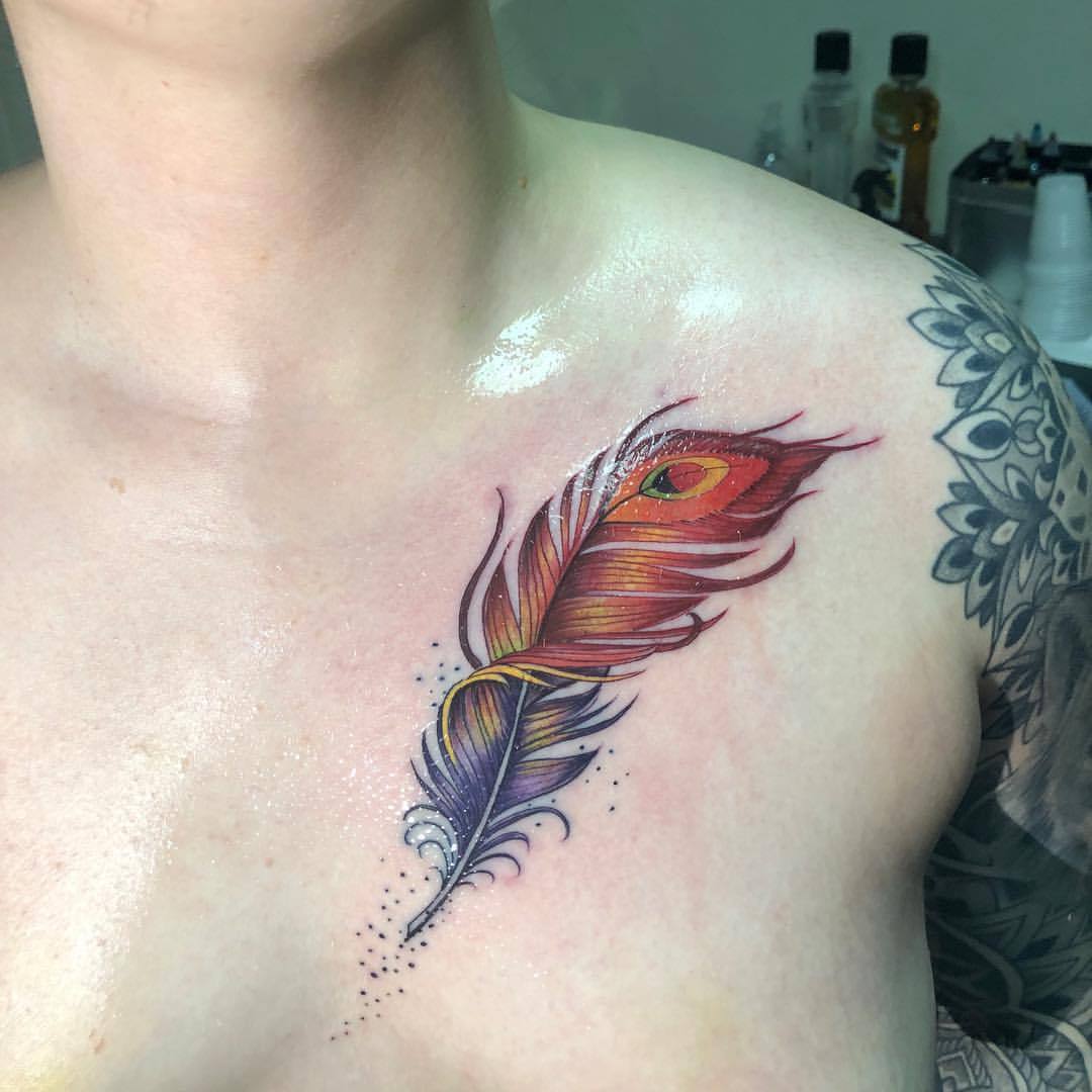Triple Seven Tattoos  tripleseventattoostudio feather rainbow tattoos   Facebook