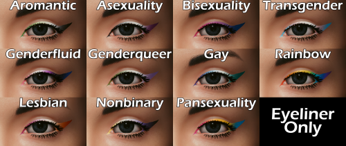 Pride eye makeup Made eye makeup with pride colors! For them to show up properly you gotta pick whit