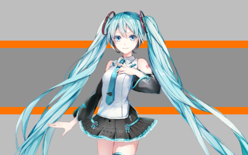 Hatsune Miku from Vocaloid drinks wet cement! requested by Anonymous