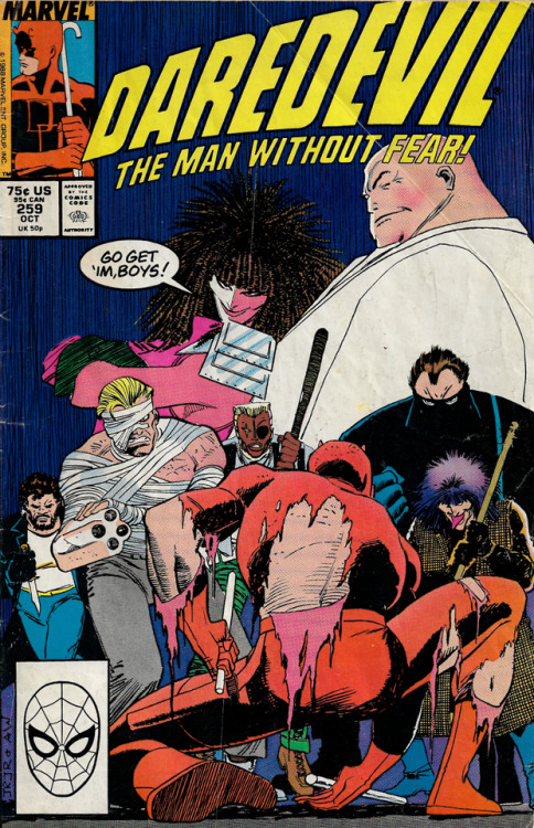Porn Daredevil No. 259 (Marvel Comics, 1988). photos