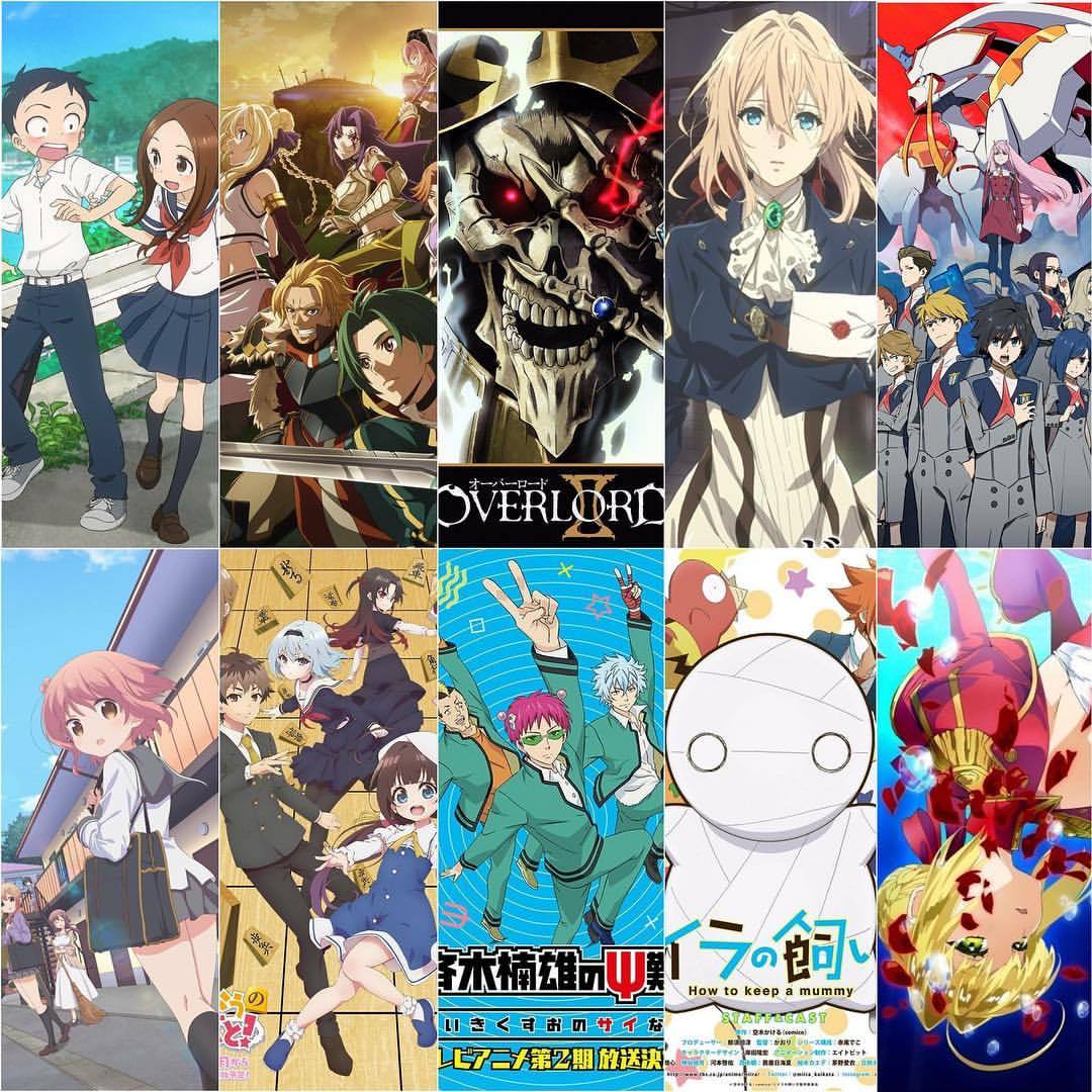 Temporada de Animes - Inverno de 2018
