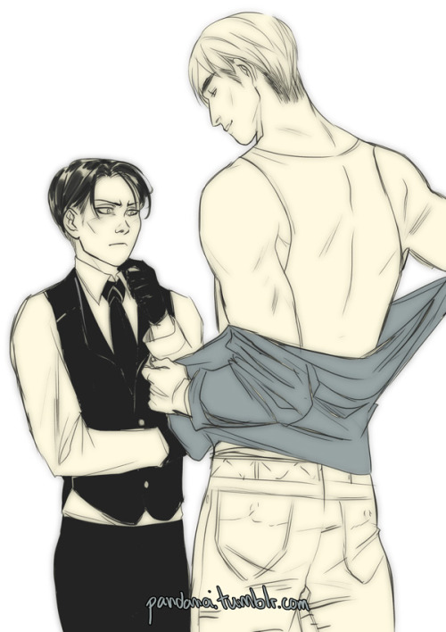 Porn pandanoi:  Eruri AU where Levi is a businessman photos