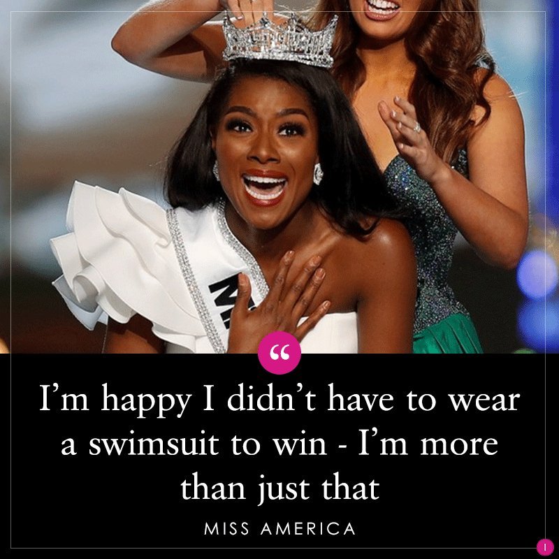 securelyinsecure:  Miss New York Nia Imani Franklin Has Won the Miss America Pageant