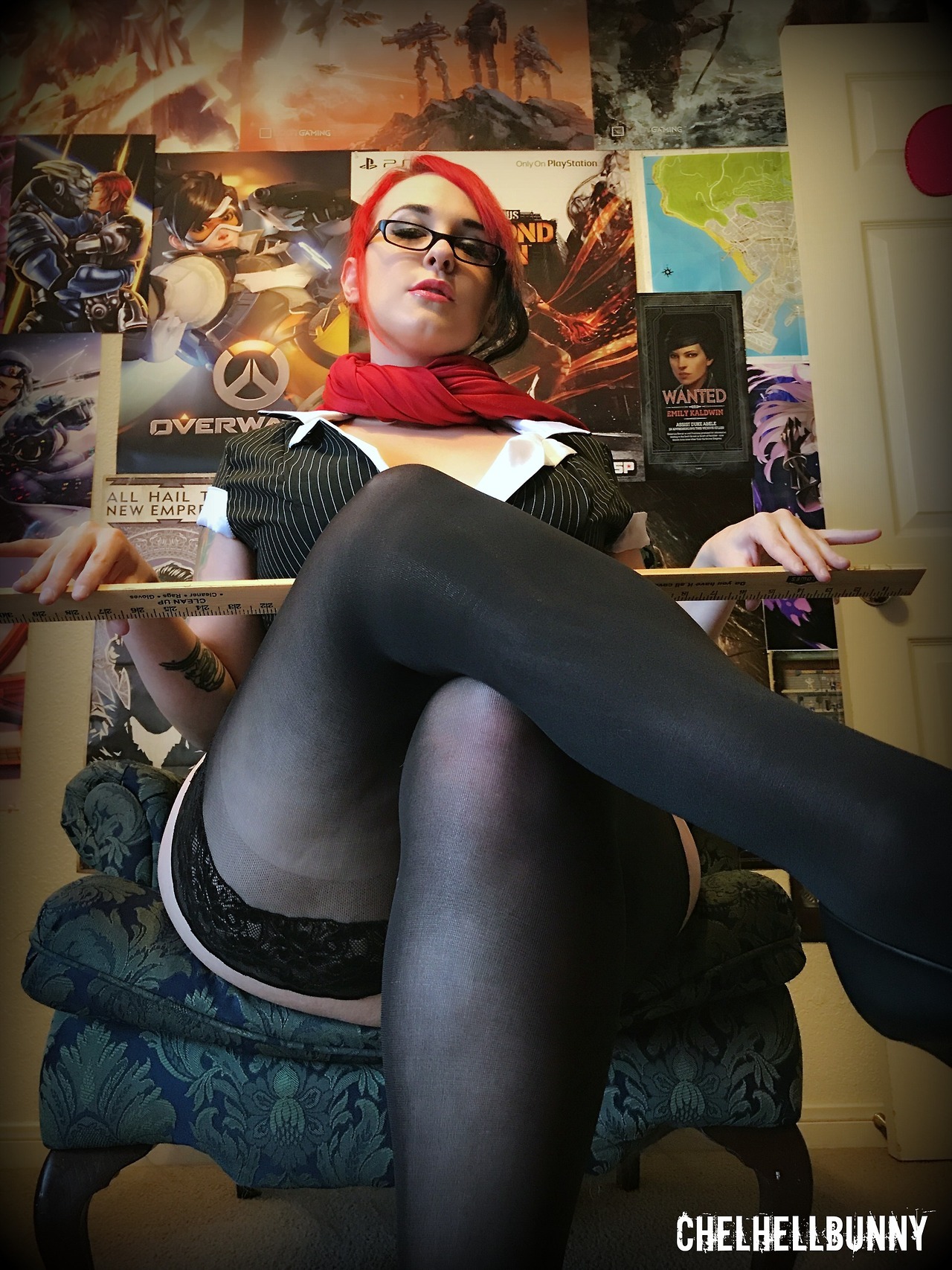 thechelhellbunny: Headmistress Fiora cosplay (purchased for me by a fan from my amazon