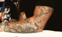 Randy’s tattoo’s  His tattoos are so hot!!! They fit him perfectly and he looks like such a badass!