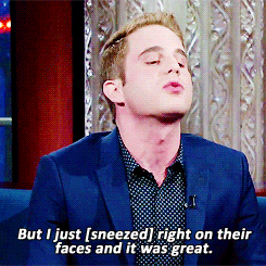 dailybenplatt:“There were these four foreign teenagers who came and sat in the very front row on a d