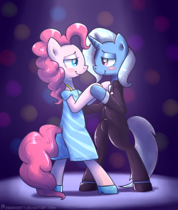 ask-pinkamena-diane-pie:  PinkTrix Dance (dA link) Requested by Parius  &hellip;random pairing, but I can dig it 83