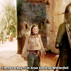 gendry-deactivated20190326:  You have taken other names, but you wore them as lightly as you might wear a gown. Under them was always Arya. 