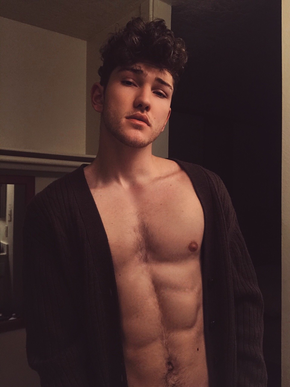 sincerely-mason:  Basking in bathroom lighting. 💡