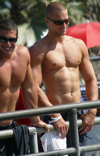 fagformen:  That one in the red speedo just blew me… I’ll bet he’d let you fuck him up the ass bro…