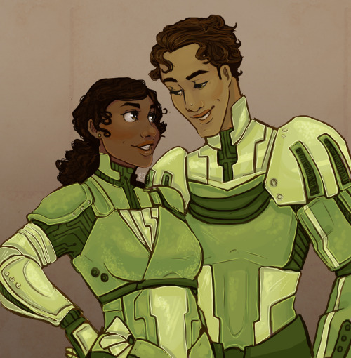 kisleth: fuocogo: broadlybrazen: jiinsy: Tiana and Naveen’s Jaeger (Evening Star) has the uniq