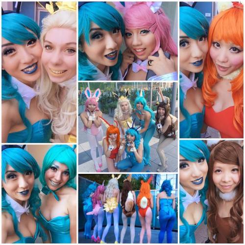 stellachuuuuu:  So many pretty Eevee bunnies!! adult photos