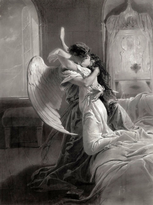 artiebagagli:Mihaly Zichy - Romantic Encounter (1864)