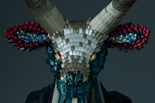 archiemcphee:These enchanting ribbon creatures are the work of Japanese artist and illustrator Baku 