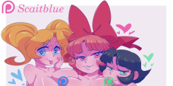 scaitblue-nsfw:  some ppg stuff for this