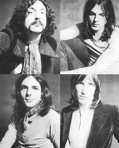 Pink Floyd shots by Raeanne Rubenstein circa 1970 at 58 Third Avenue, Manhattan. “They ha