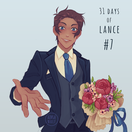 paladinbluespace: Julance! Day 7 : Formal Lance ✨ He is taking you to the Prom! ✨