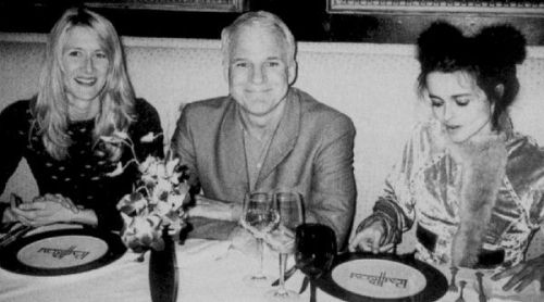 lauradernshrine:Laura Dern, Steve Martin and Helena Bonham Carter 