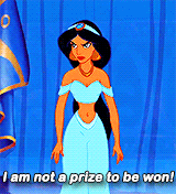 queentianas:MY PERSONAL RANKING OF THE DISNEY PRINCESSES[4/11] - Jasmine (Aladdin)“You were just pla