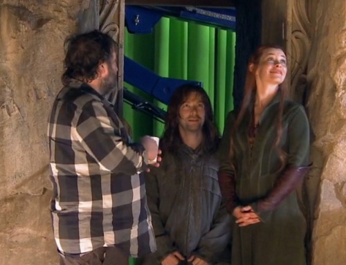 Porn nelyo3:  Kili and Tauriel - behind the scenes photos