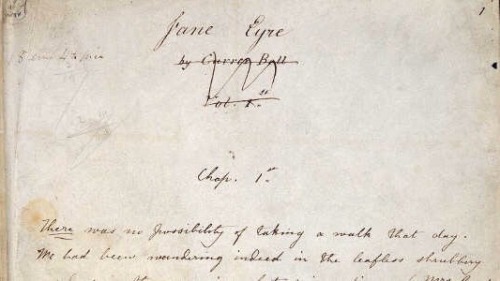 afroui: Jane Eyre | Charlotte Bronte’s manuscript 1847 