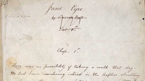 afroui:Jane Eyre | Charlotte Bronte’s manuscript 1847