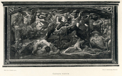 Philipp Otto Schaefer (1868-1908),  'Cultura Victrix&rsquo;, &ldquo;Die Kunst unserer Zeit&rdquo;, V