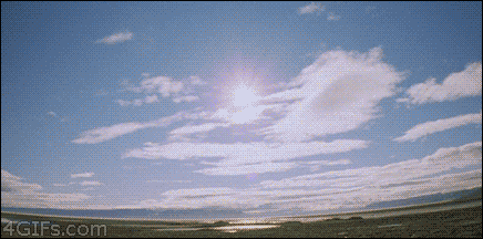 4gifs:  The arctic summer, when the sun does not set