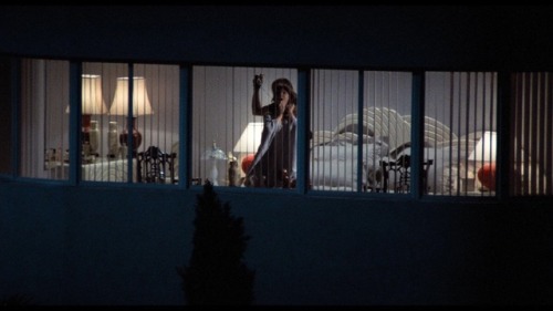 That masked killer in Brian De Palma’s erotic thriller, BODY DOUBLE (1984)—I still think of you when