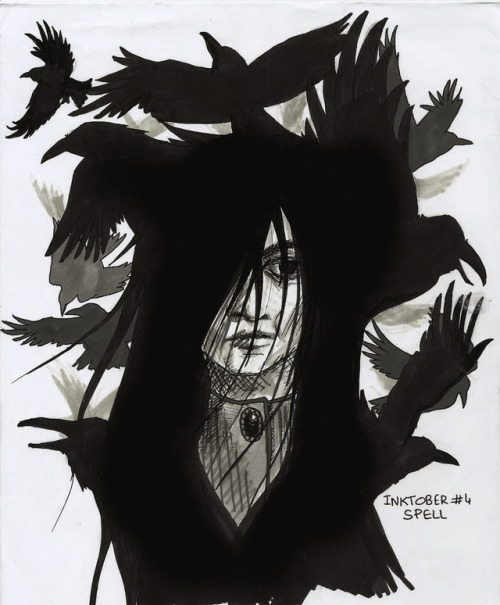 korbuzin: Annnnnd here’s the first drawing I was actually quite proud of, featuring my bae the Raven