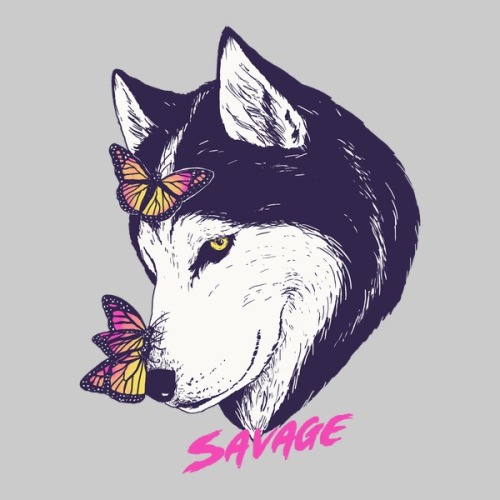 Shirt of the day for February 27, 2018: Savage AF by Hillary White found at Neatoshop from $21.95We 