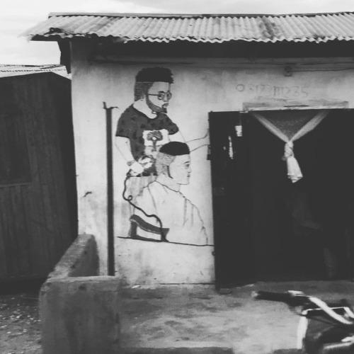 #barbershop in #Kaduna #wallart #snapitoga (at Turunku, Kaduna, Nigeria)