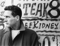 wehadfacesthen:  Paul Newman, New York, c.1956