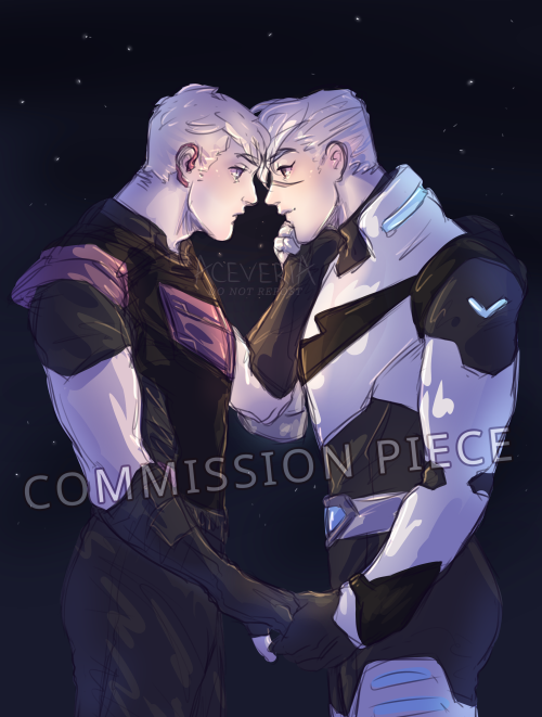 sketch commission of clint/shiro for @bokketo ★ Ko-fi ★ Patreon ★ Commission Info ★{please do not re