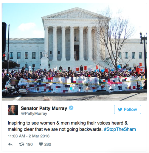 micdotcom: Abortion rights activists rally in front of the Supreme Court for #StopTheSham  